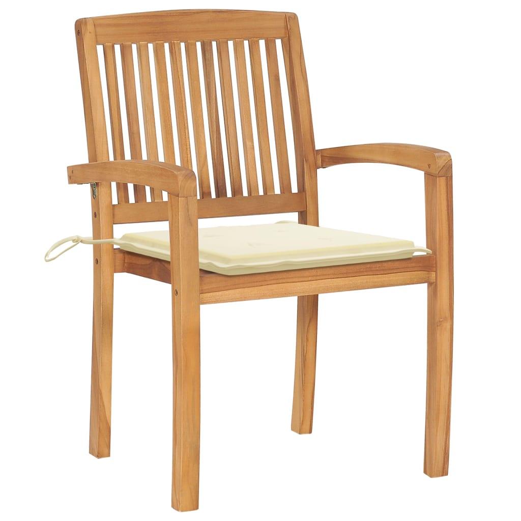 VidaXL Gartenstuhl teak