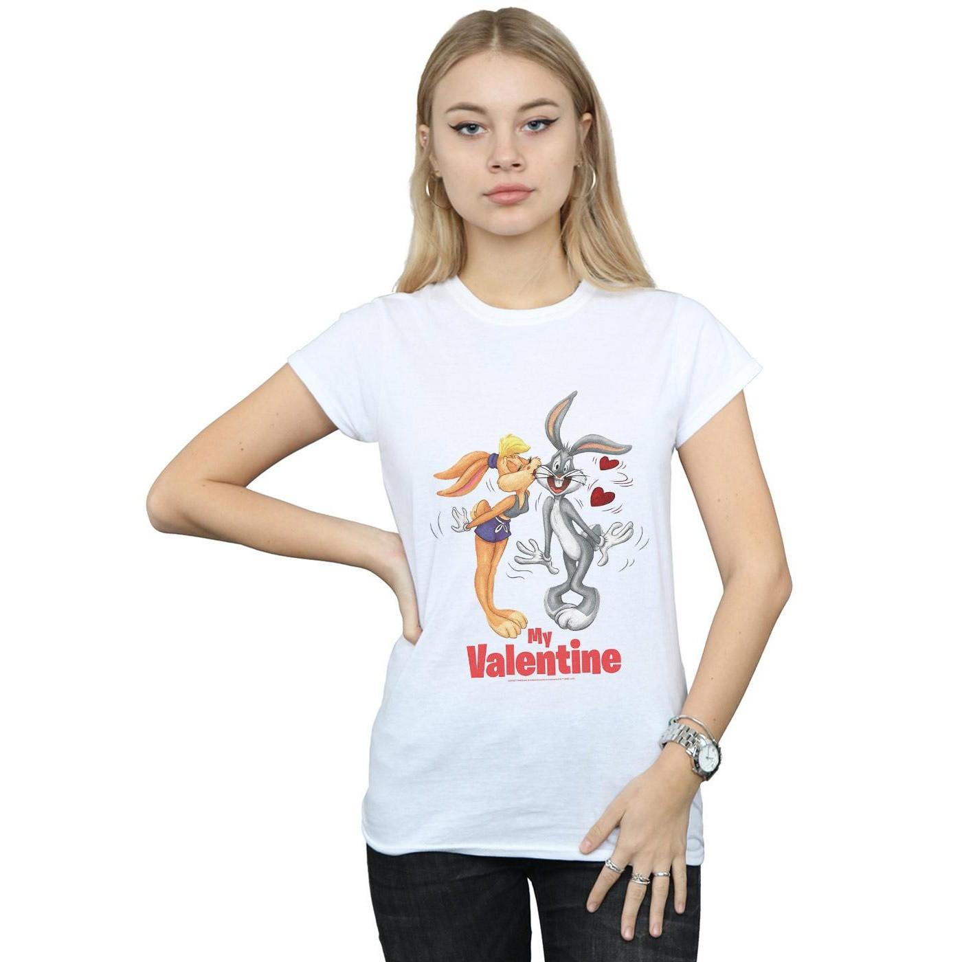 LOONEY TUNES Bugs Bunny und Lola Bunny My Valentine T-Shirt