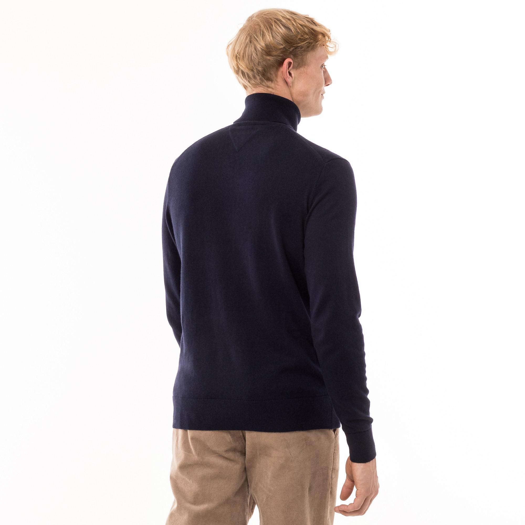 TOMMY HILFIGER PIMA ORG CTN CASHMERE ROLL NECK Cashmere Pullover