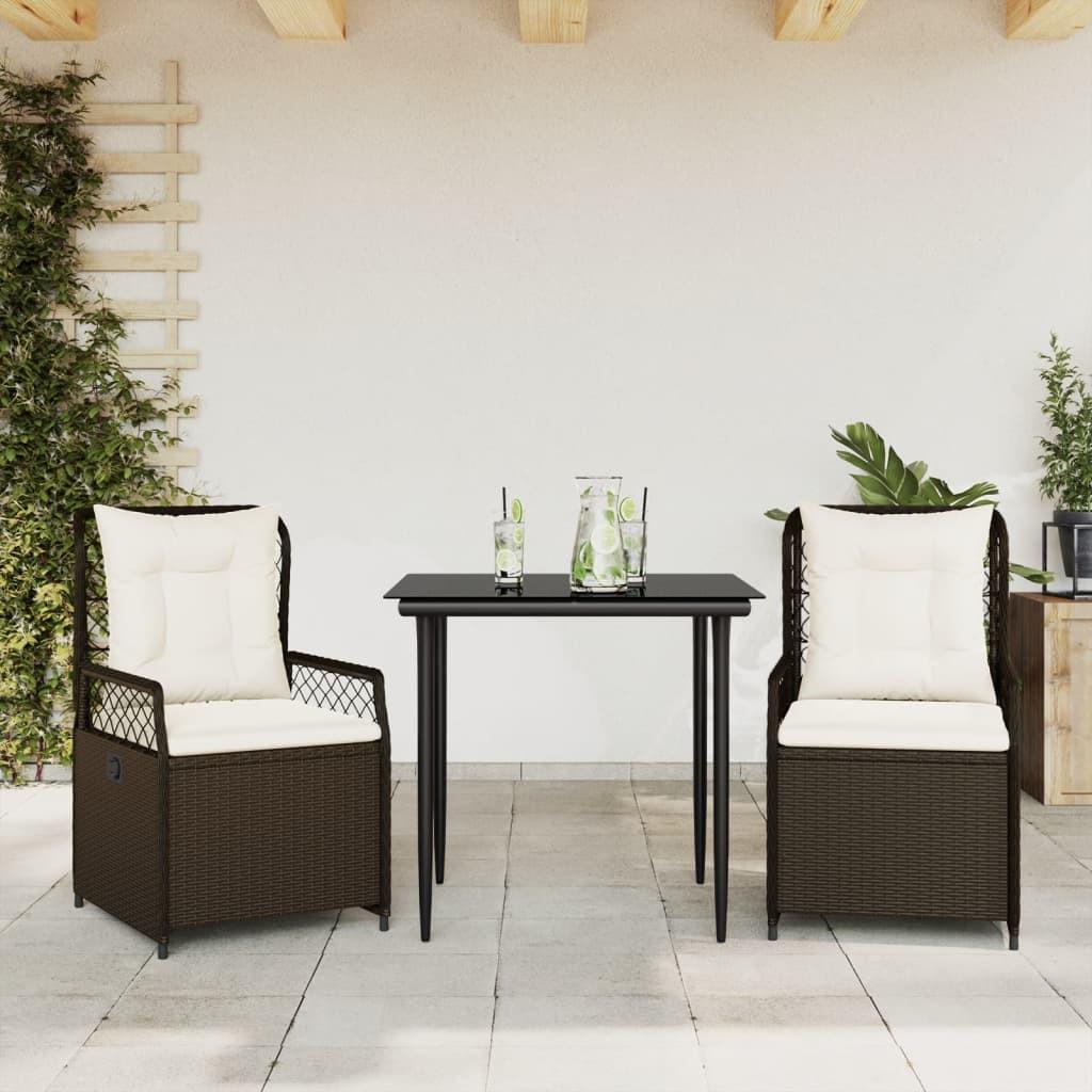 VidaXL Garten essgruppe poly-rattan
