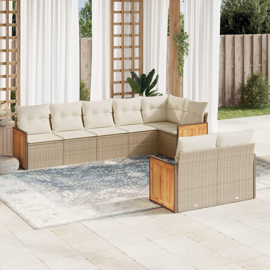 VidaXL Garten sofagarnitur poly-rattan