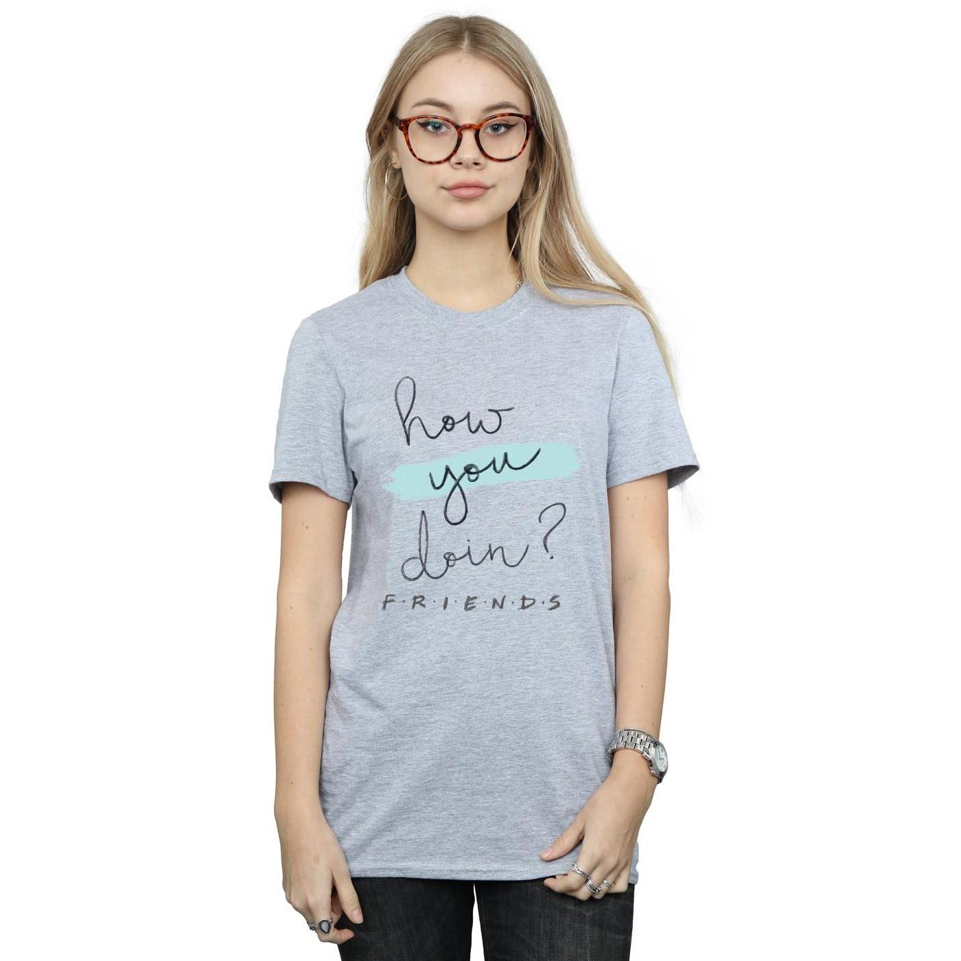 Friends How You Doin? Locker geschnittenes T-Shirt