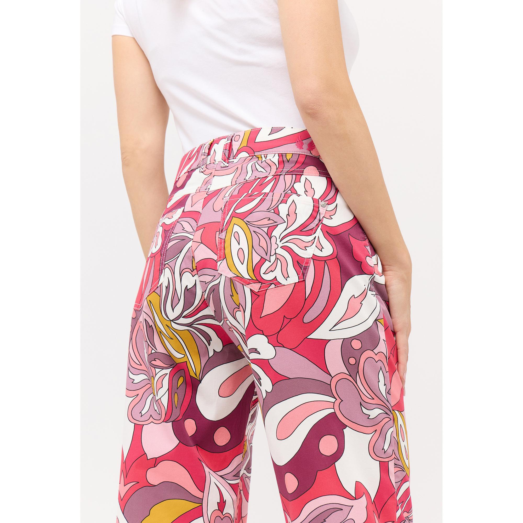 ANGELS Linn All-Over-Muster 7/8 Länge Stoffhose