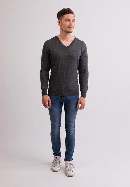 CASH-MERE.CH Kaschmir V-Ausschnitt Pullover