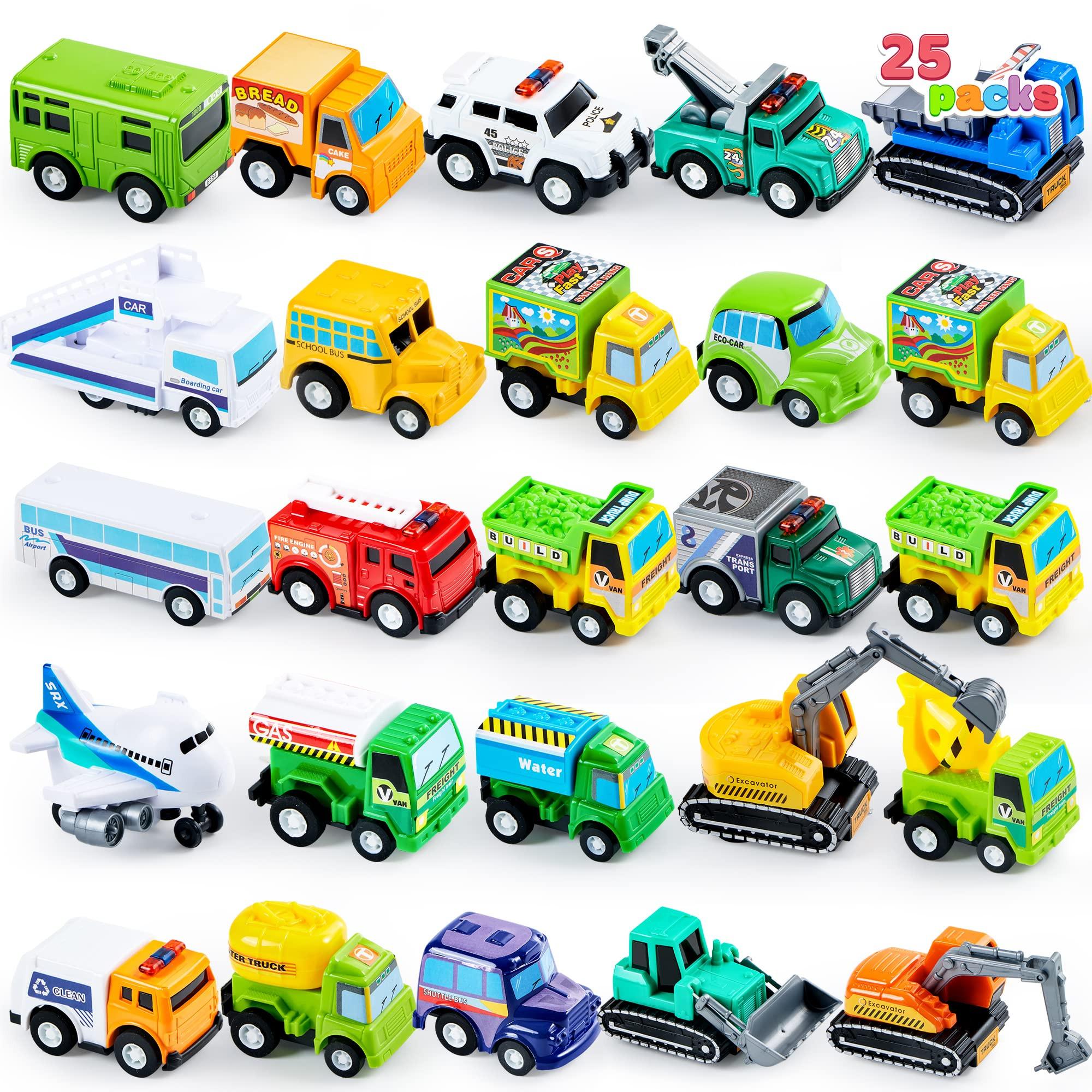 Activity-board Spielzeug Auto Set, Baufahrzeuge Auto Kit für Kinder mit Elektroauto, Flugzeug