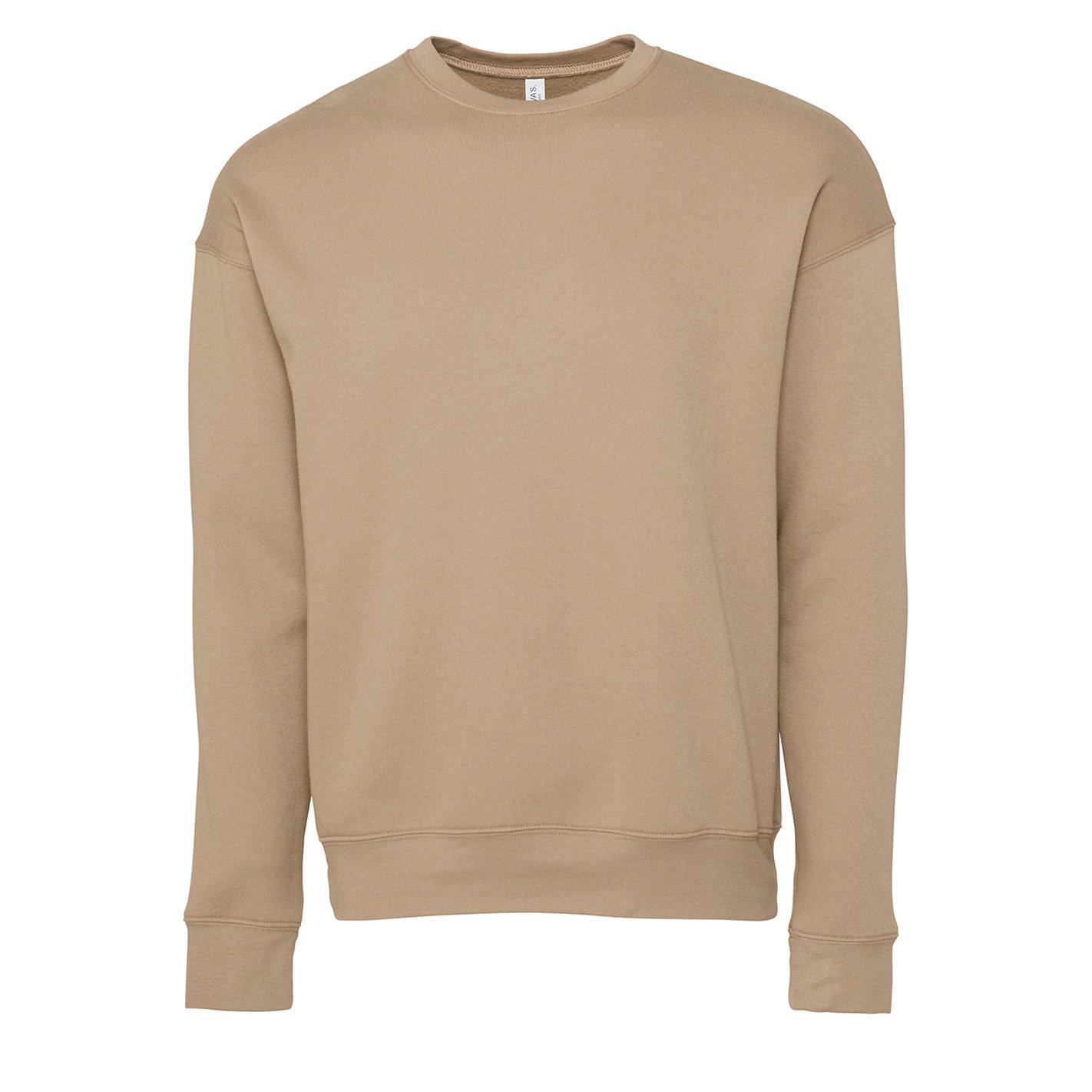 Bella + Canvas Classic Sweatshirt, Überschnittene Schulter