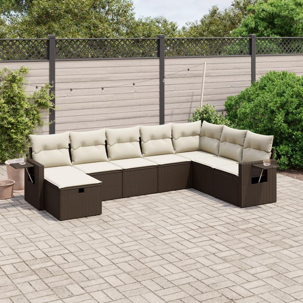 VidaXL Garten sofagarnitur poly-rattan