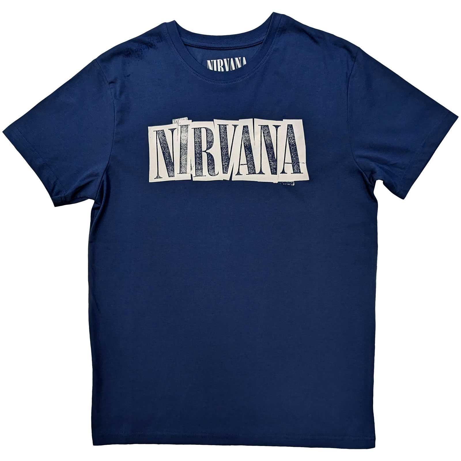 Nirvana Box Logo Kurzarm T-Shirt