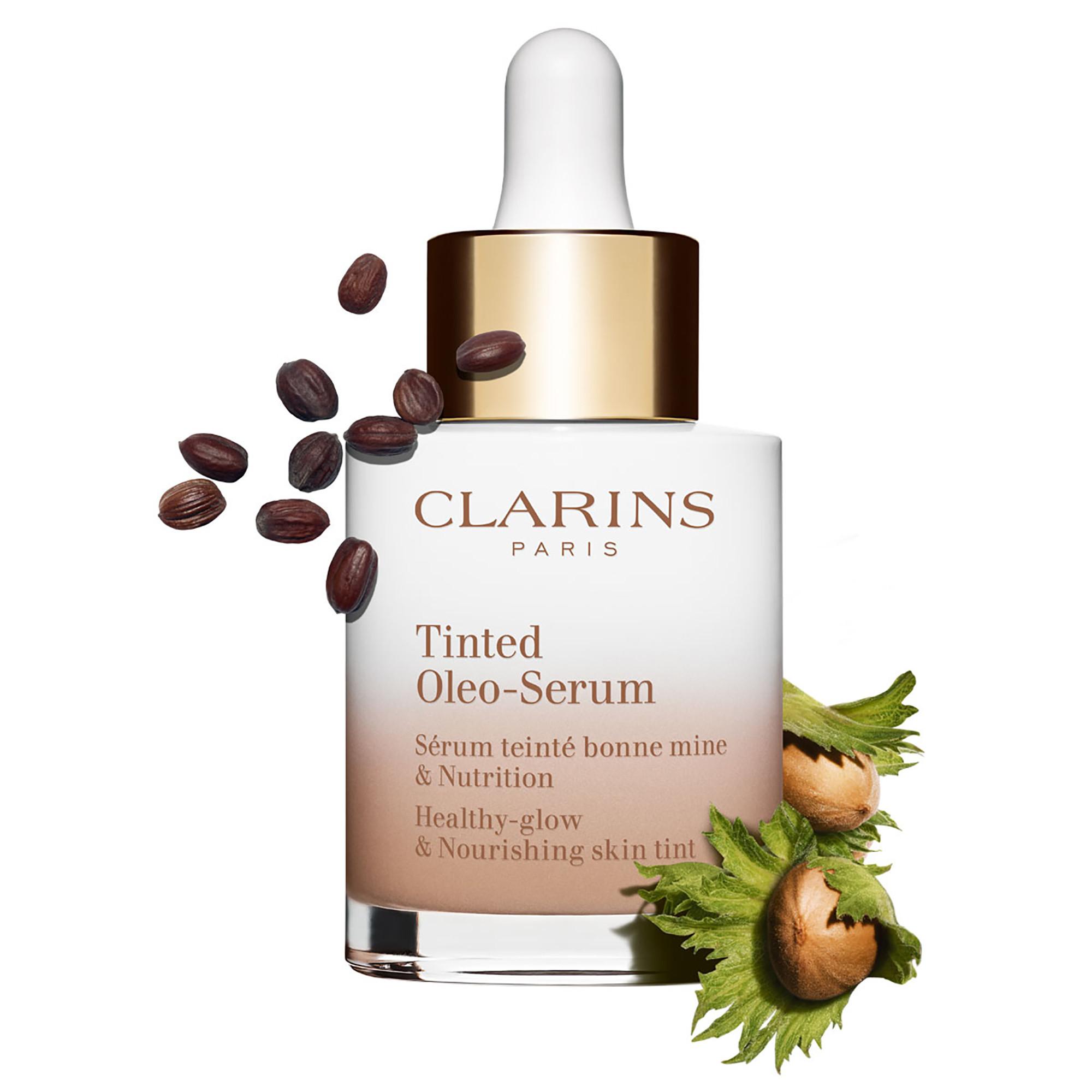 CLARINS TINTED OLEO-SERUM Tinted Oleo-Serum - Nährendes, getöntes Serum für einen gepflegten Teint