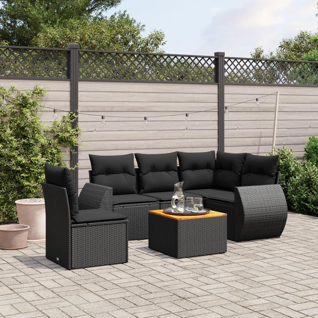 VidaXL Garten sofagarnitur poly-rattan