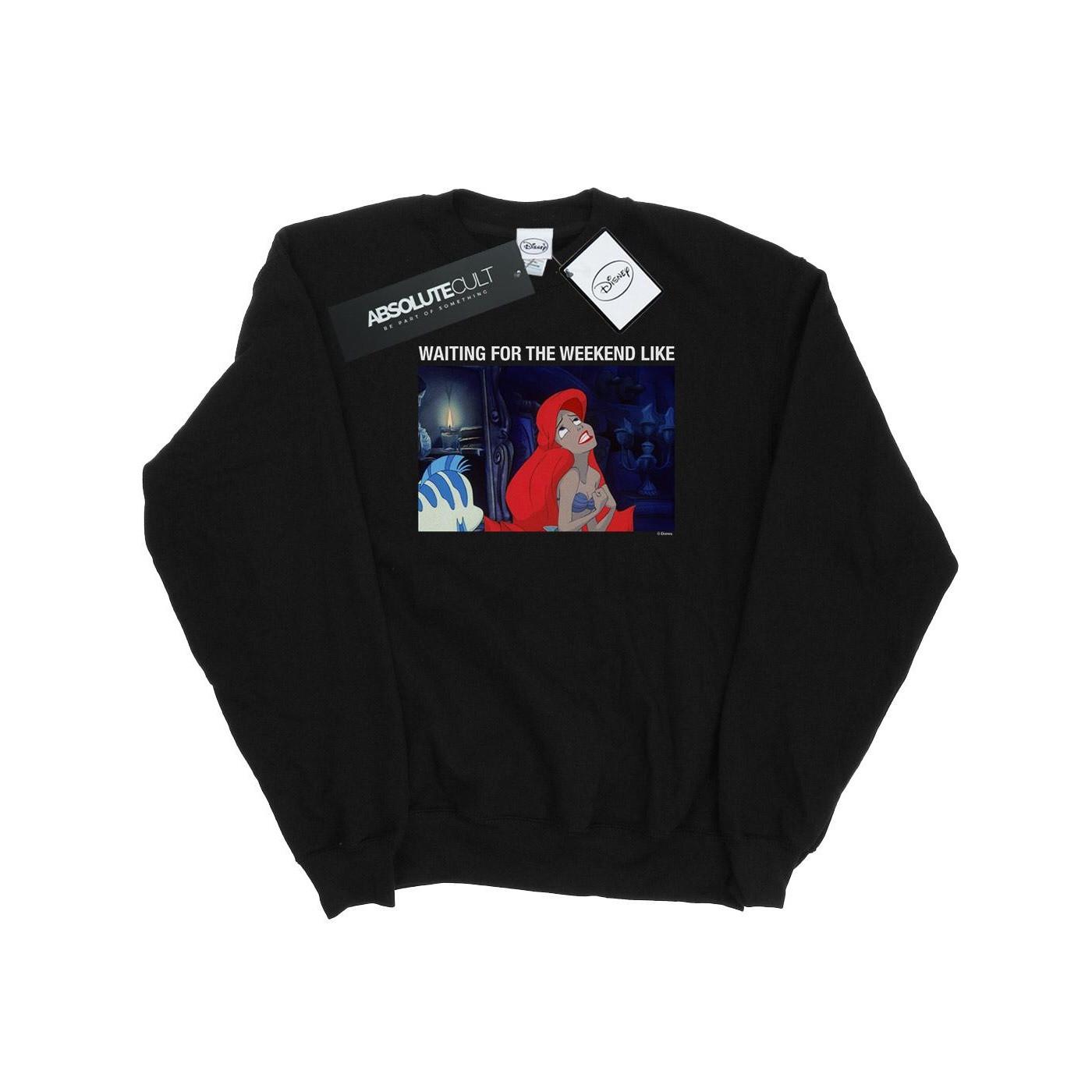 Disney The Little Mermaid Waiting For The Weekend Sweatshirt