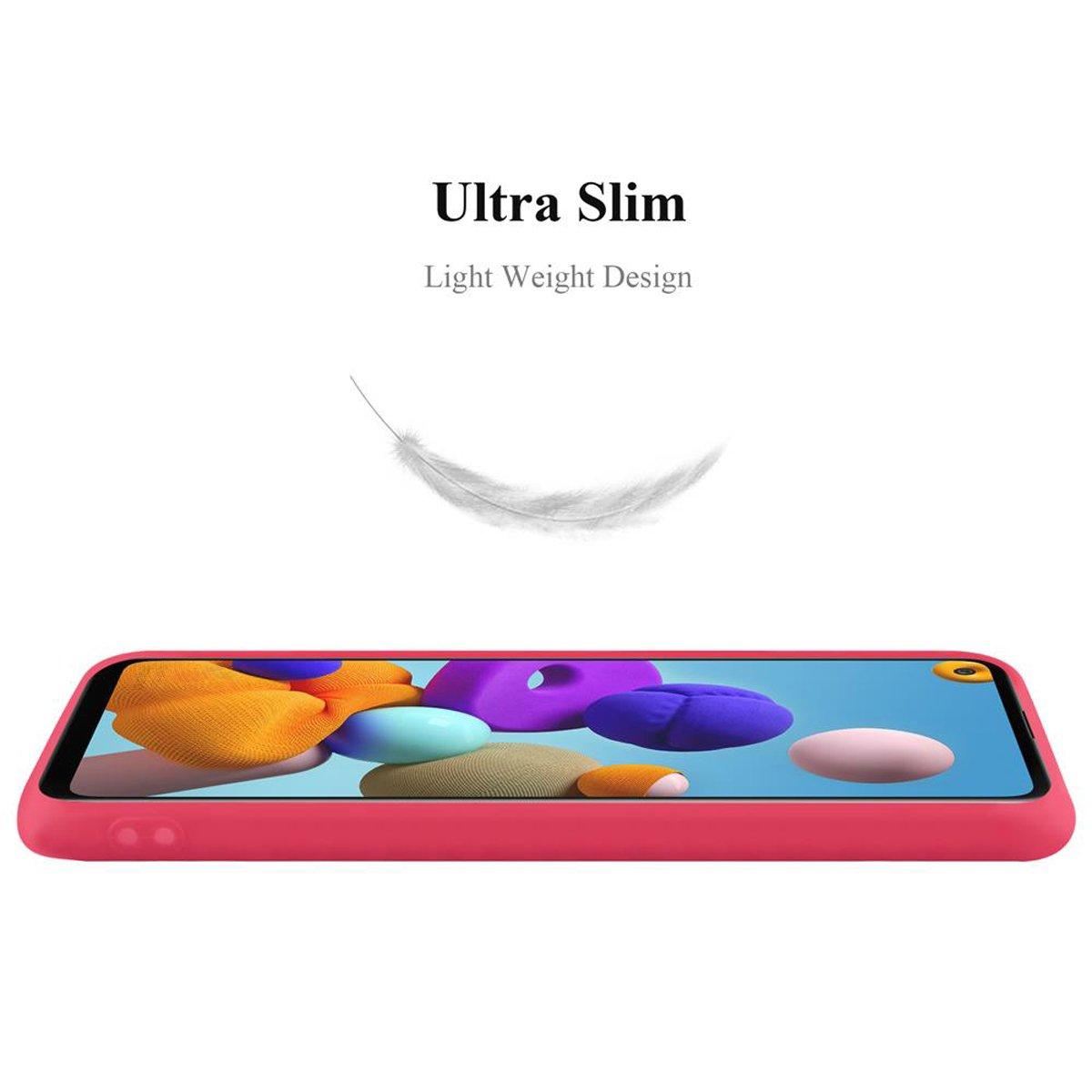 Cadorabo Hülle für Samsung Galaxy A21s TPU Silikon Candy