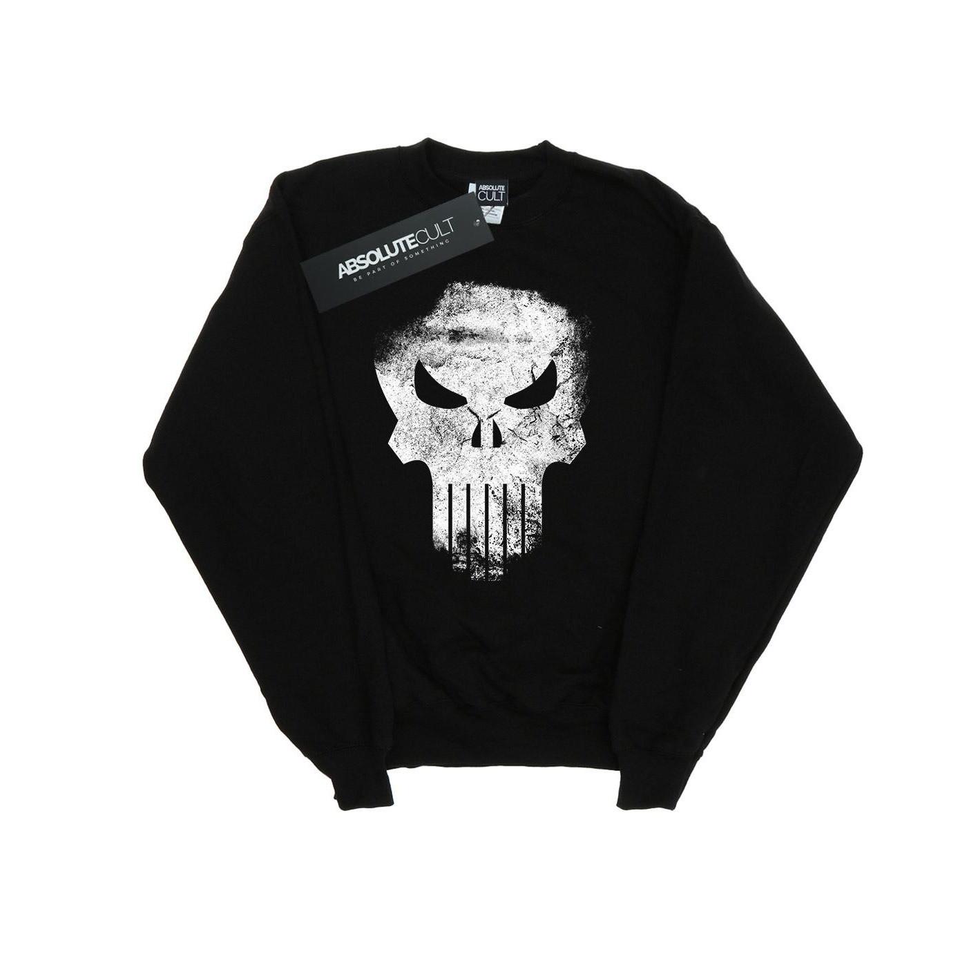 MARVEL The Punisher Distrressed Skull Sweatshirt