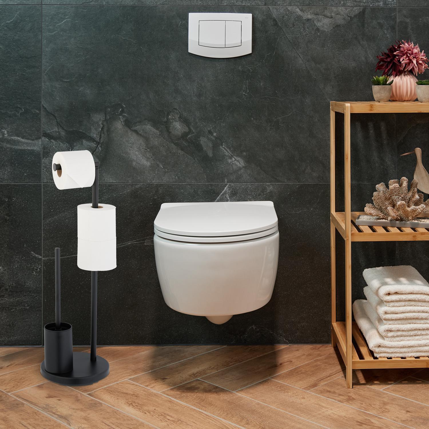 Northix Toilettengarnitur mit Papierhalter