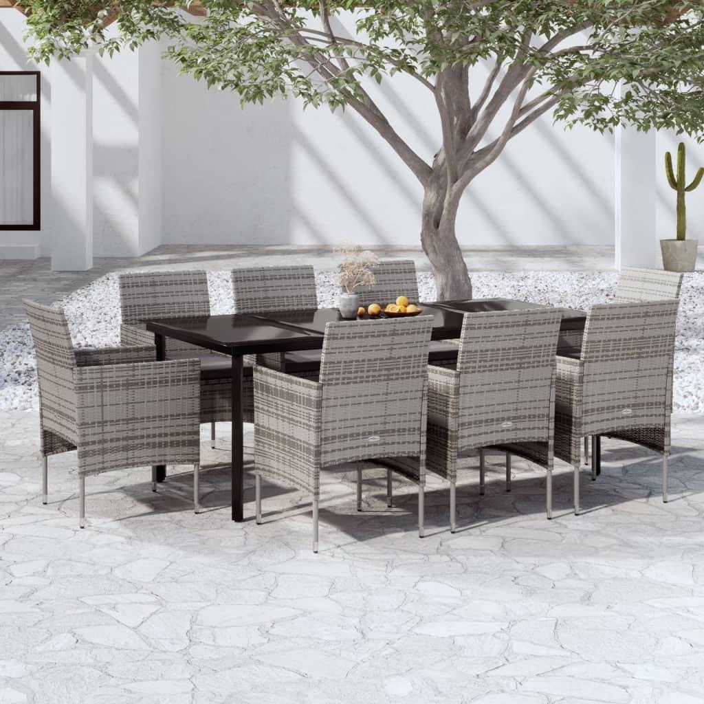 VidaXL Garten essgruppe poly-rattan