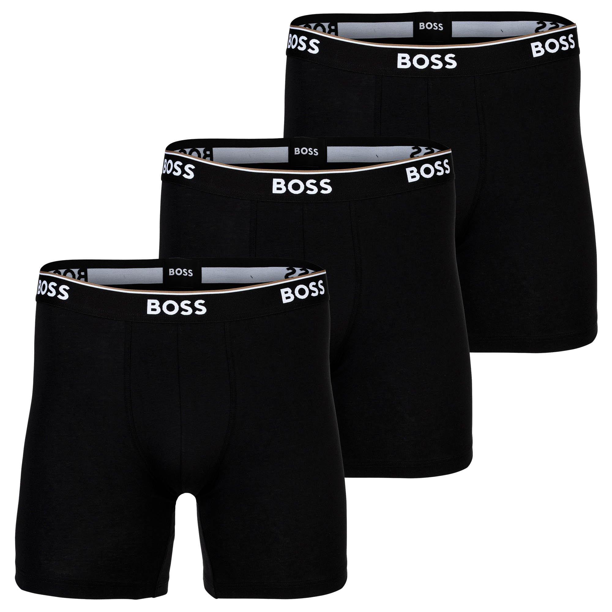 BOSS Boxershort 3er Pack Stretch-Power Boxer Brief Long