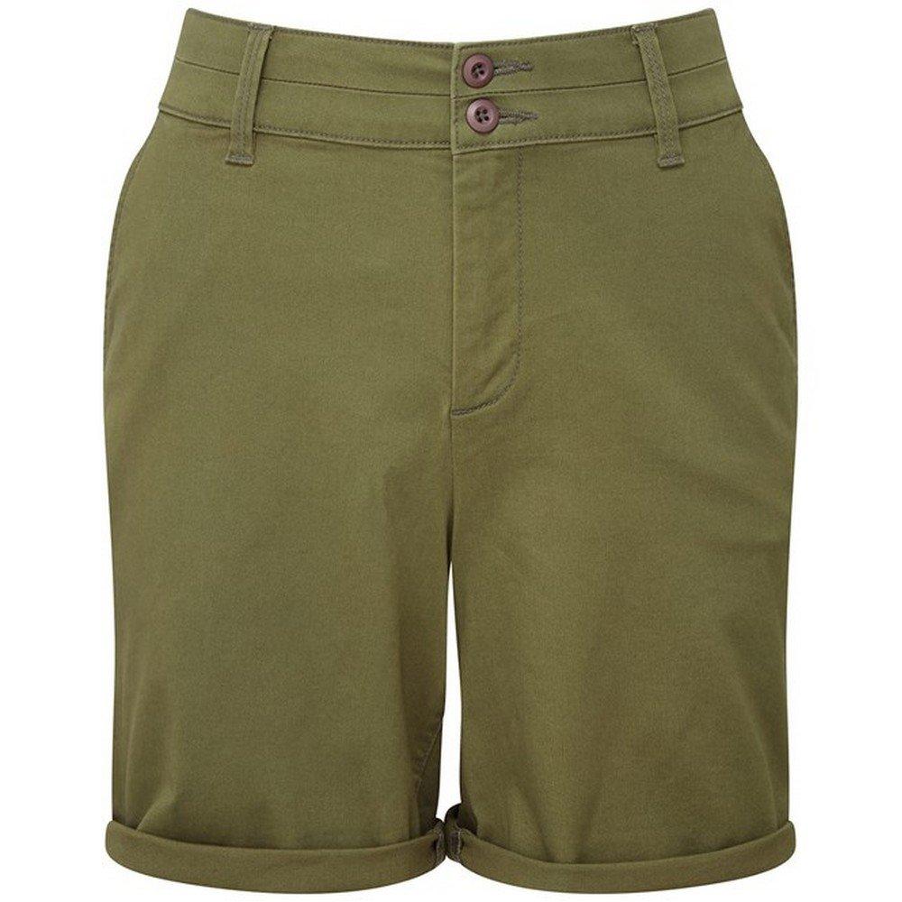 Asquith & Fox Einfarbige Chino Regular Fit Shorts mit Krempelsaum