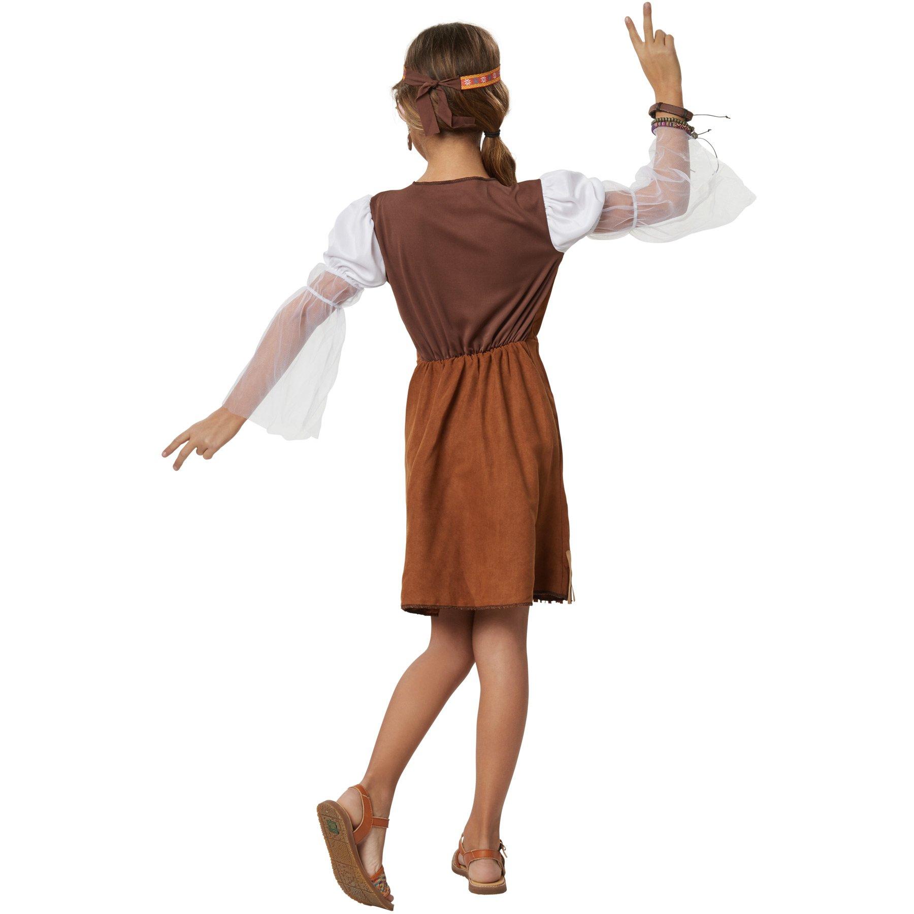 Tectake Mädchenkostüm Groovy Hippie Squaw