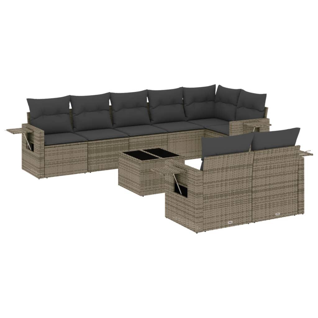 VidaXL Garten sofagarnitur poly-rattan