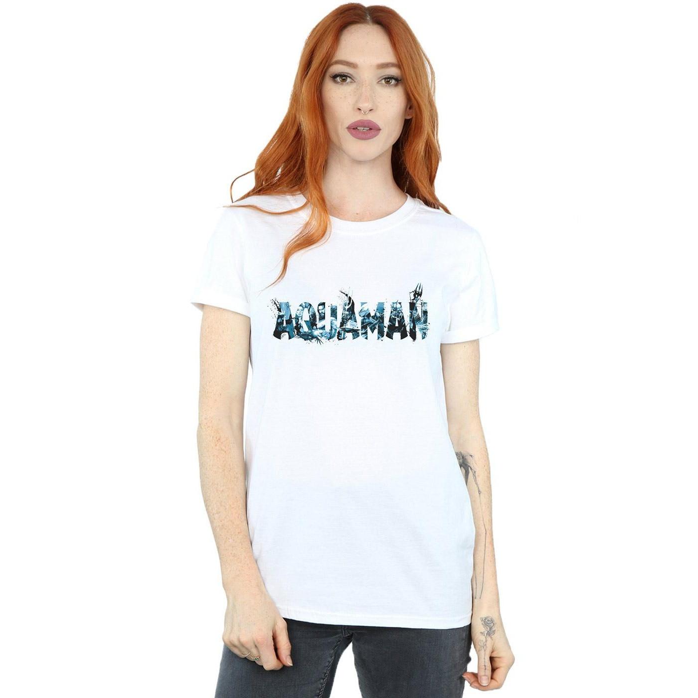 DC COMICS Aquaman Logo T-Shirt