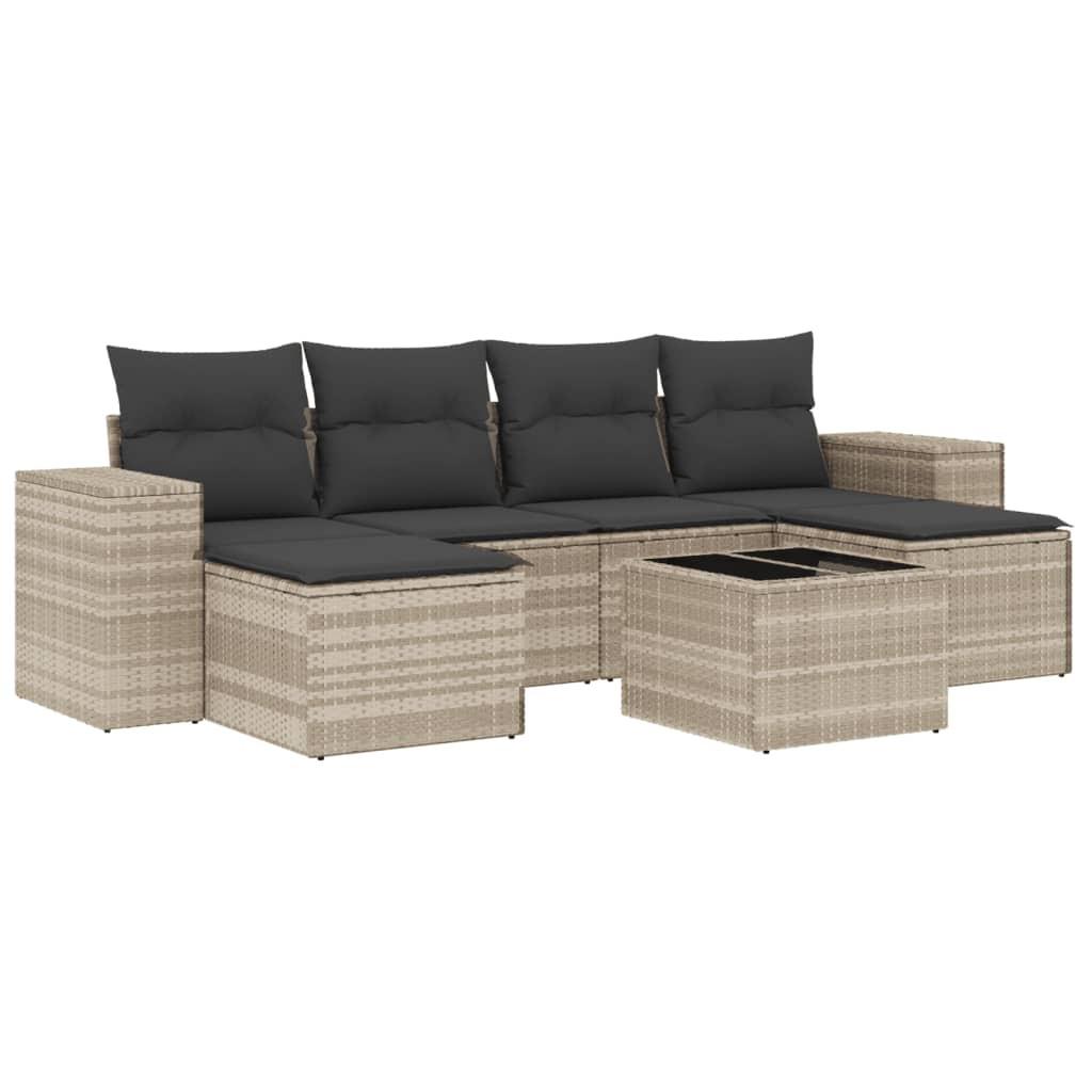 VidaXL Garten sofagarnitur poly-rattan