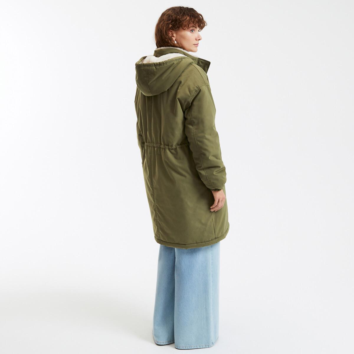 La Redoute Collections Winterparka mit fester Kapuze