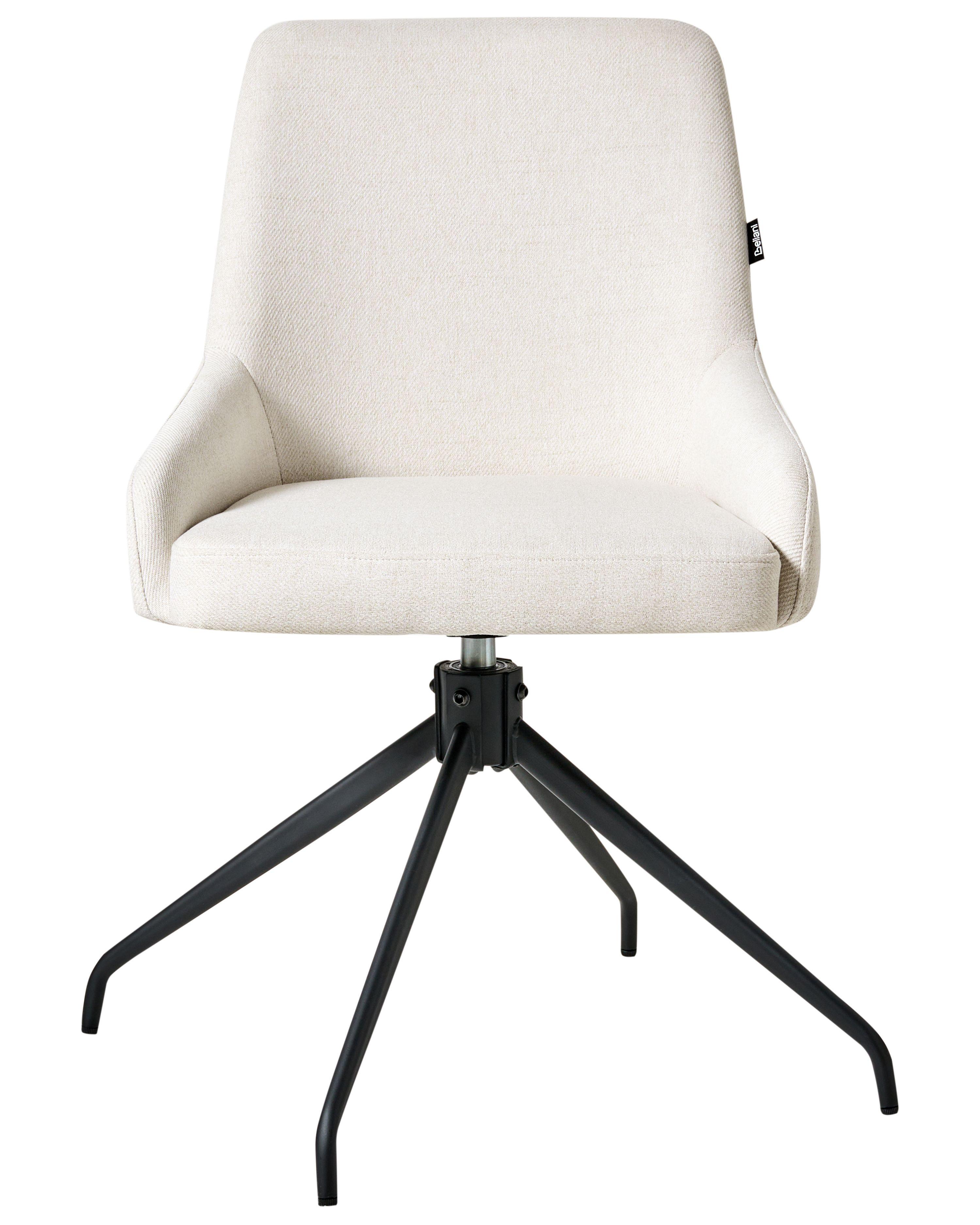 Beliani Esszimmerstuhl 2er Set aus Polyester Klassisch JENNER