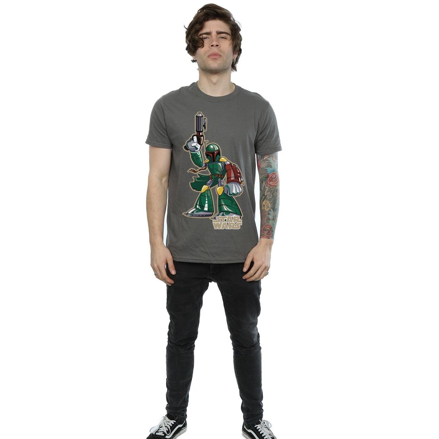 STAR WARS Star Wars Boba Fett Cartoon Print T-Shirt