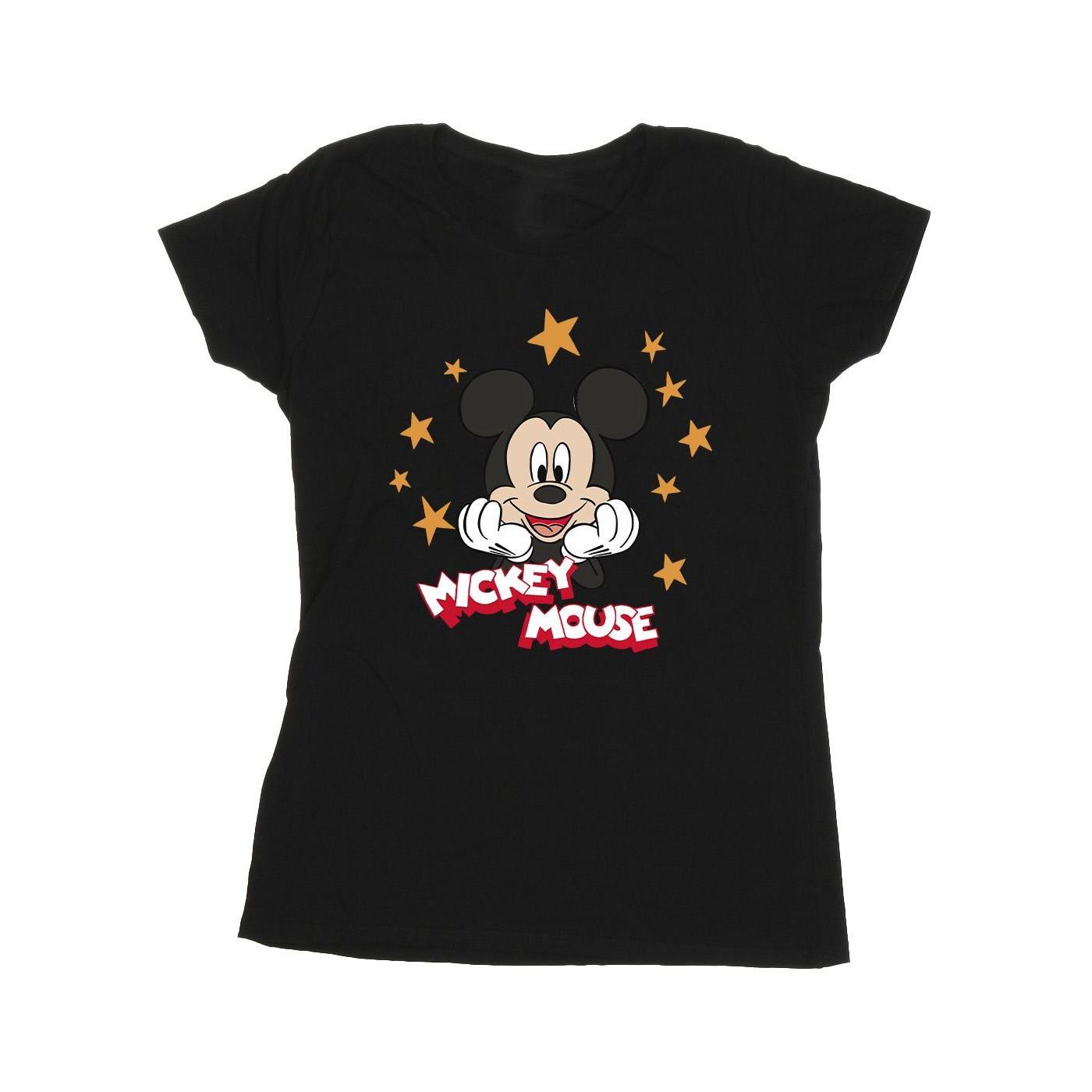 Disney Mickey Mouse Sterne Print T-Shirt