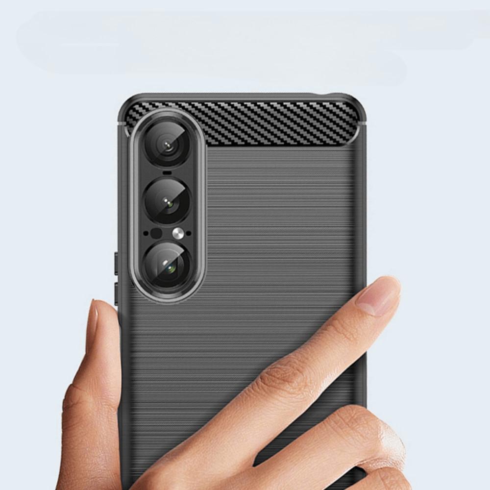 Cover-Discount Sony Xperia 1 VII - Metall Carbon Look Hülle