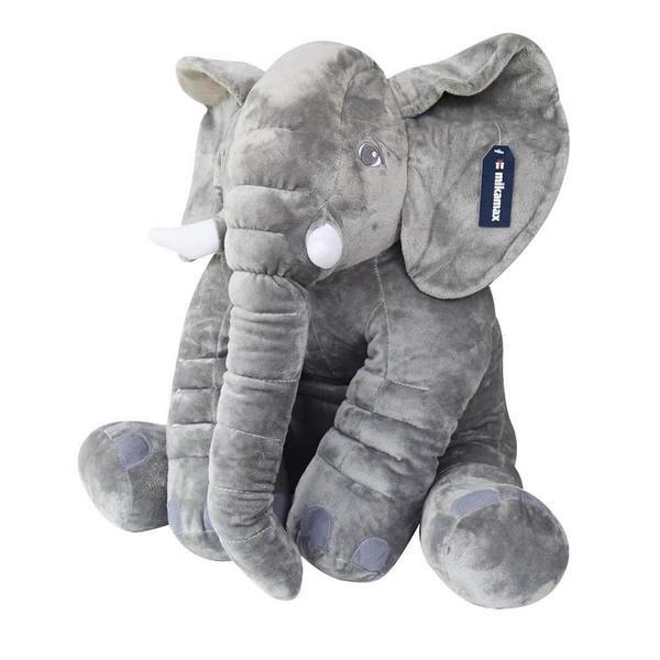 Mikamax Plüschtier, Elefant - Grau - 60 cm