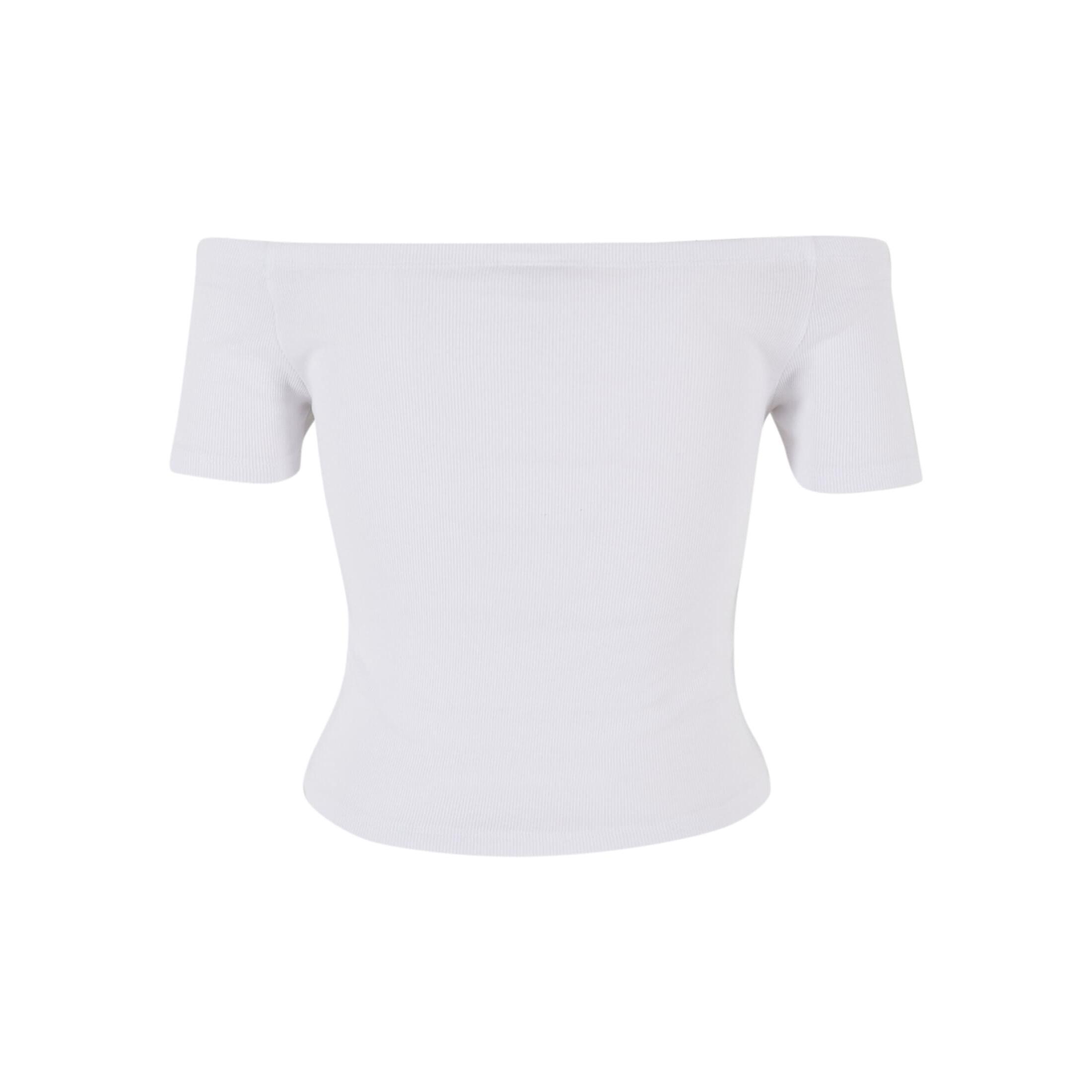 URBAN CLASSICS Off-Shoulder Rib T-Shirt