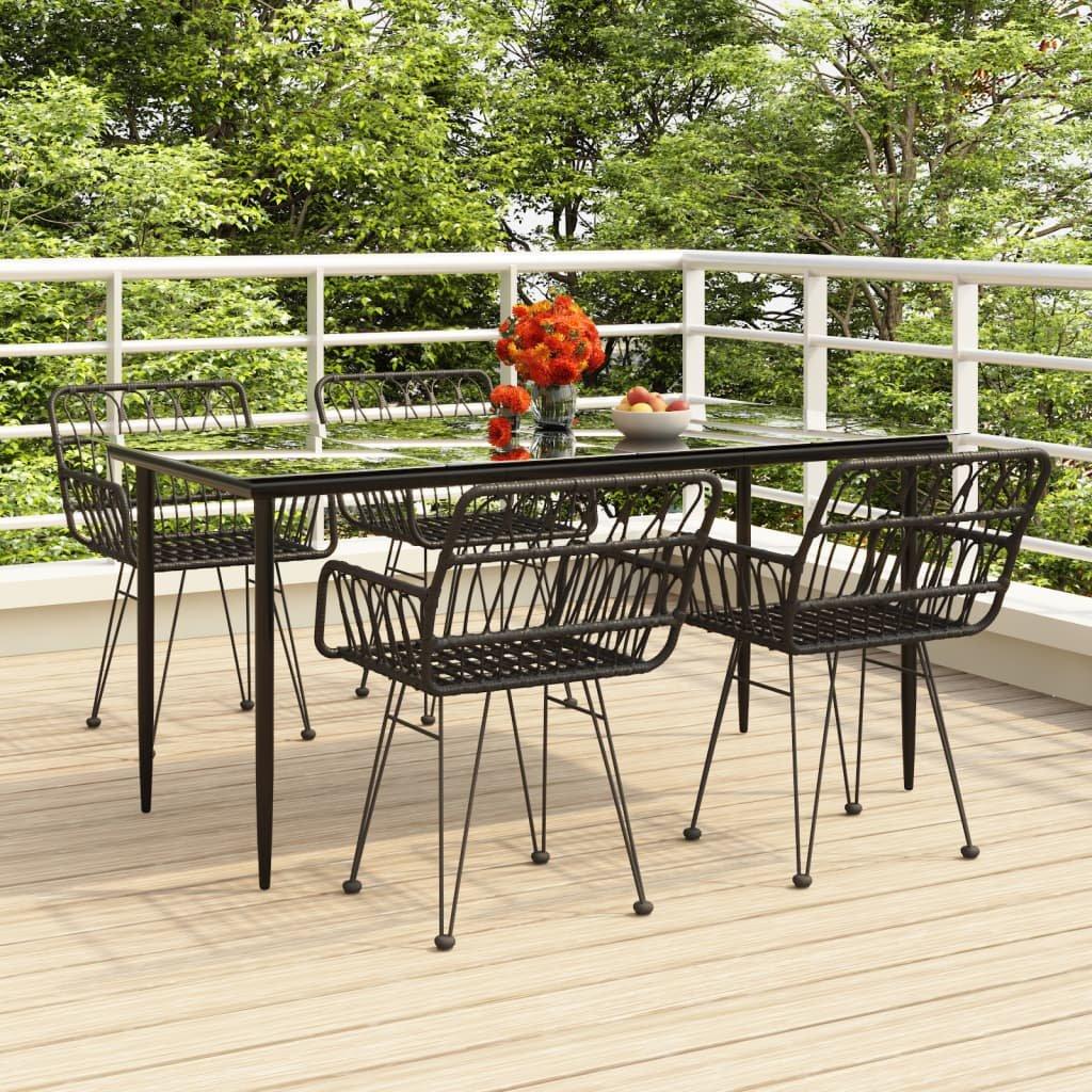 VidaXL Garten essgruppe poly-rattan
