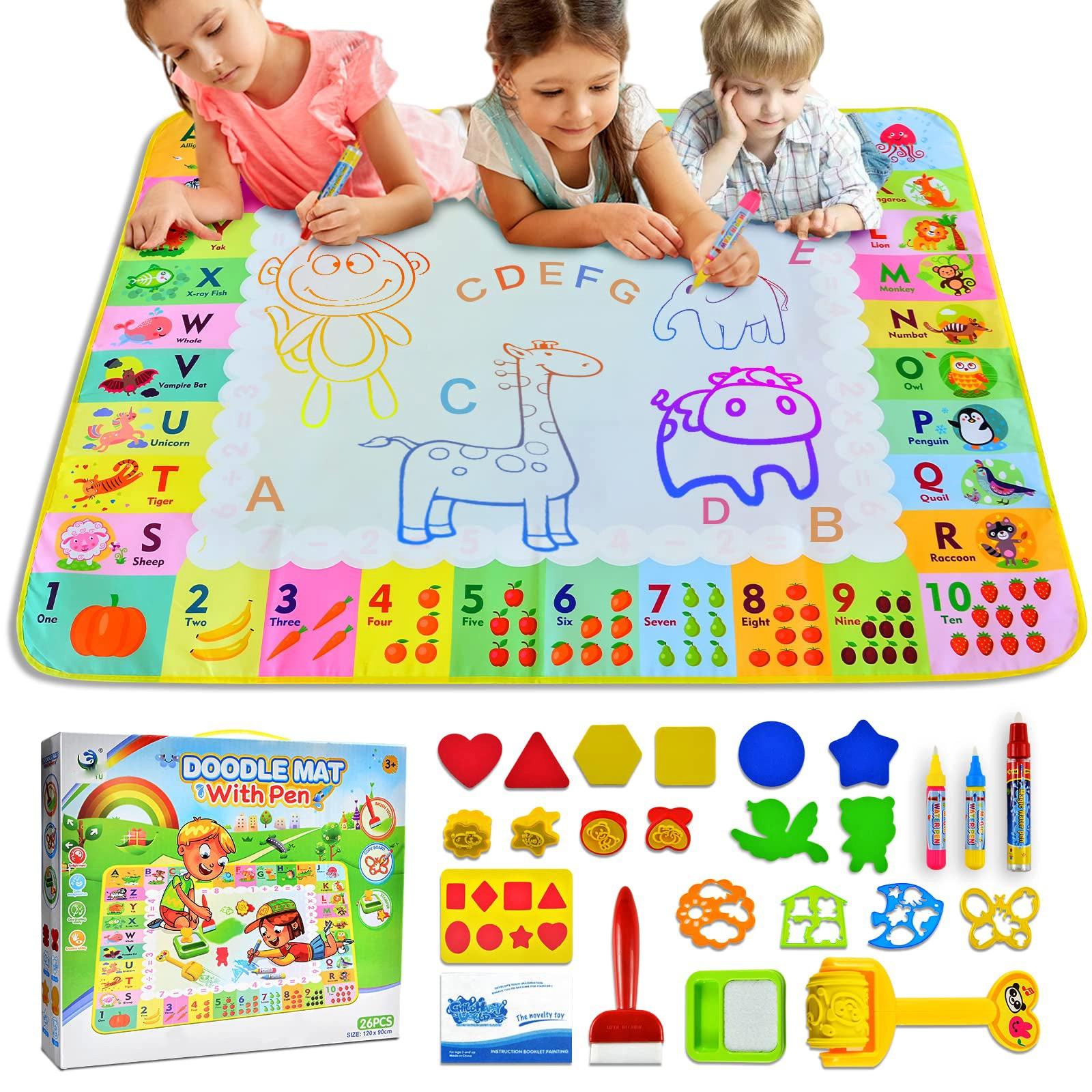 Activity-board Wasser Doodle Mat Aqua Magie Zeichnung Matte Wiederverwendbare Zeichnung Matte für Kinder