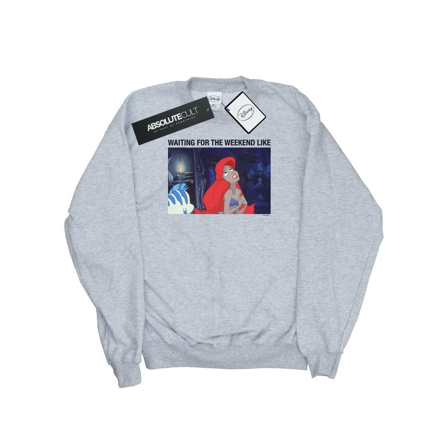 Disney The Little Mermaid Waiting For The Weekend Sweatshirt