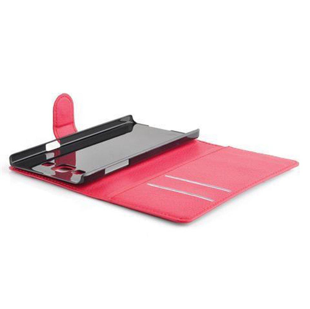 Cadorabo Hülle für Samsung Galaxy J5 2015 Standfunktion, Kartenfach