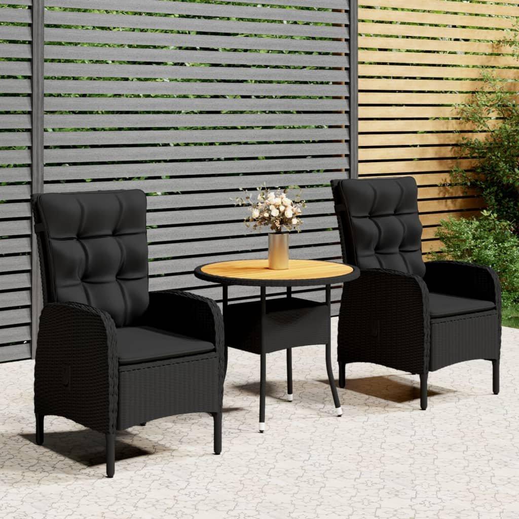 VidaXL Bistro-set poly-rattan