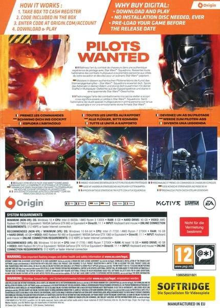 ELECTRONIC ARTS Star Wars: Squadrons (Code in a Box)