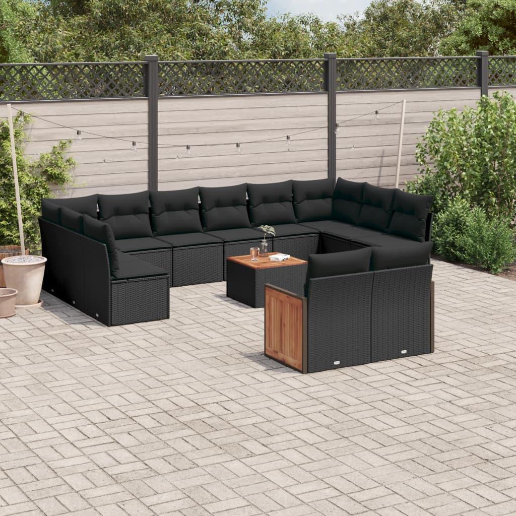 VidaXL Garten sofagarnitur poly-rattan