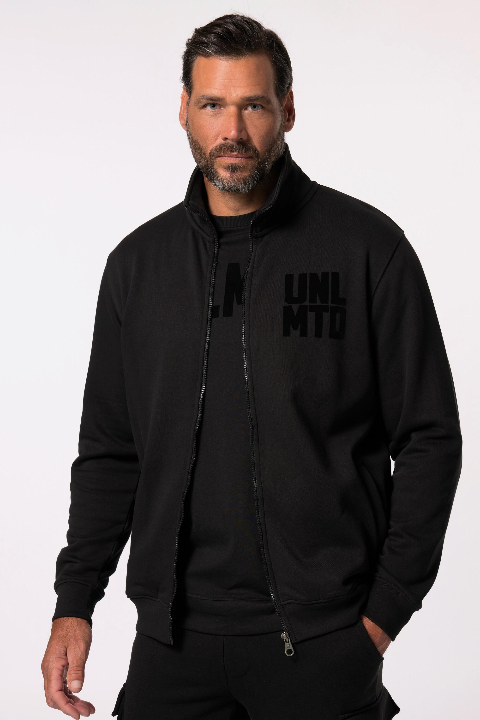 JP1880 Sweatjacke, Fitness, Stehkragen, bis 7 XL
