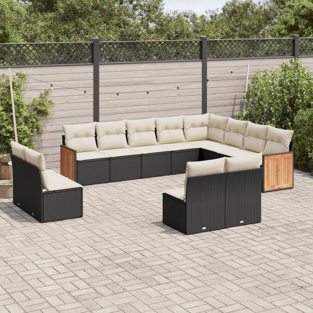 VidaXL Garten sofagarnitur poly-rattan