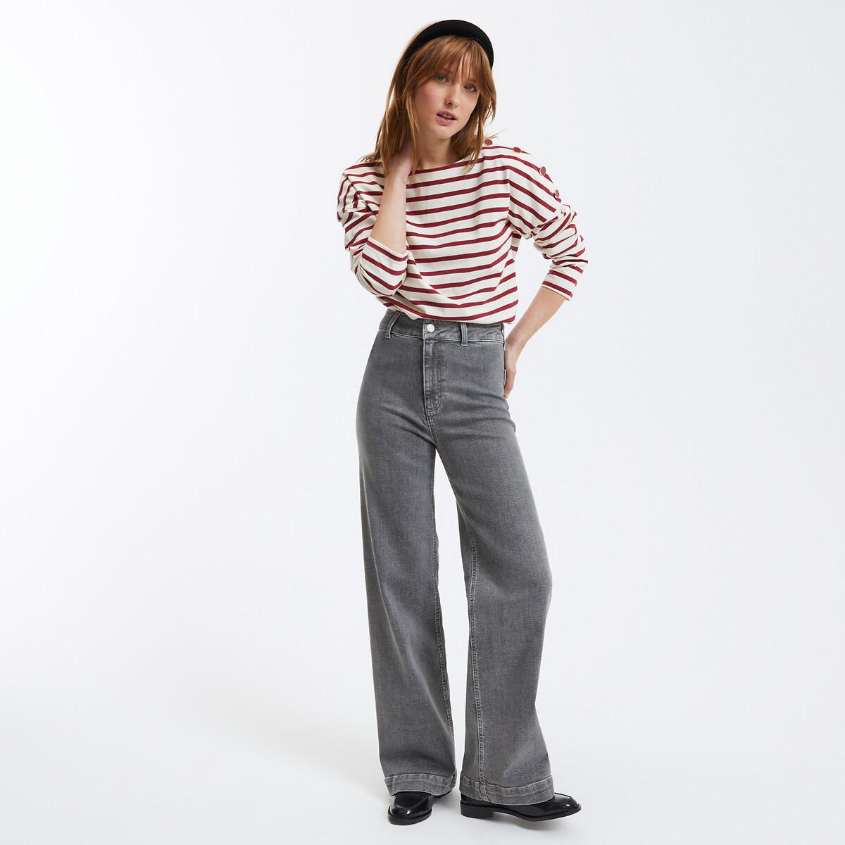 La Redoute Collections High-Waist Loose Fit Jeans