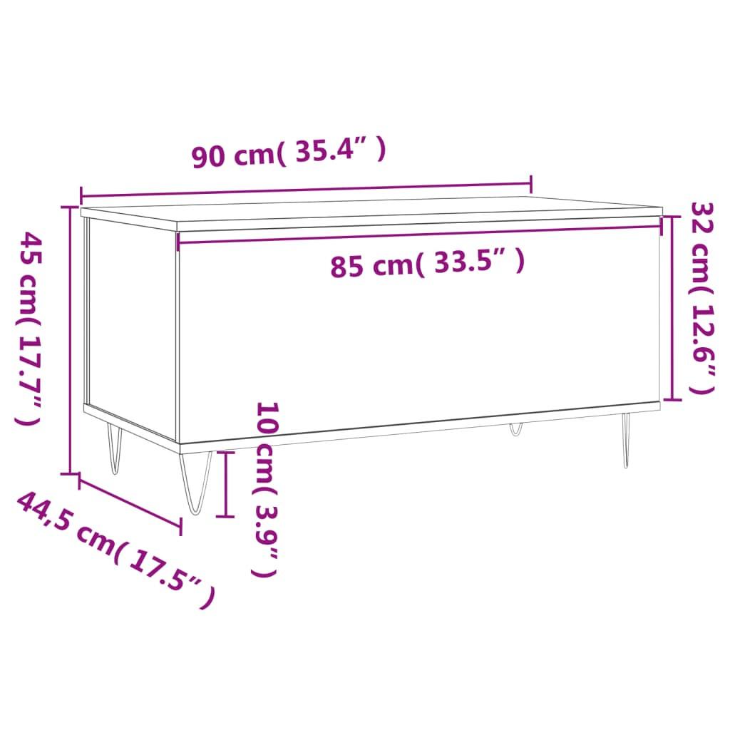VidaXL Couchtisch holzwerkstoff