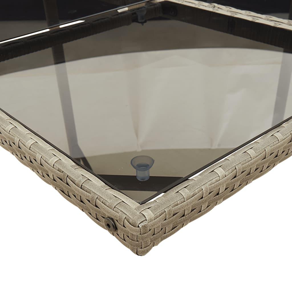 VidaXL Garten essgruppe poly-rattan