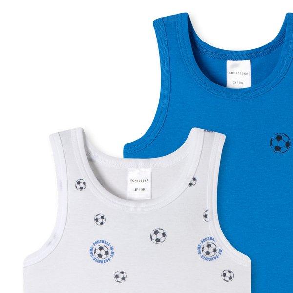 Schiesser 6er Pack Kids Boys Feinripp Organic Cotton - Unterhemd