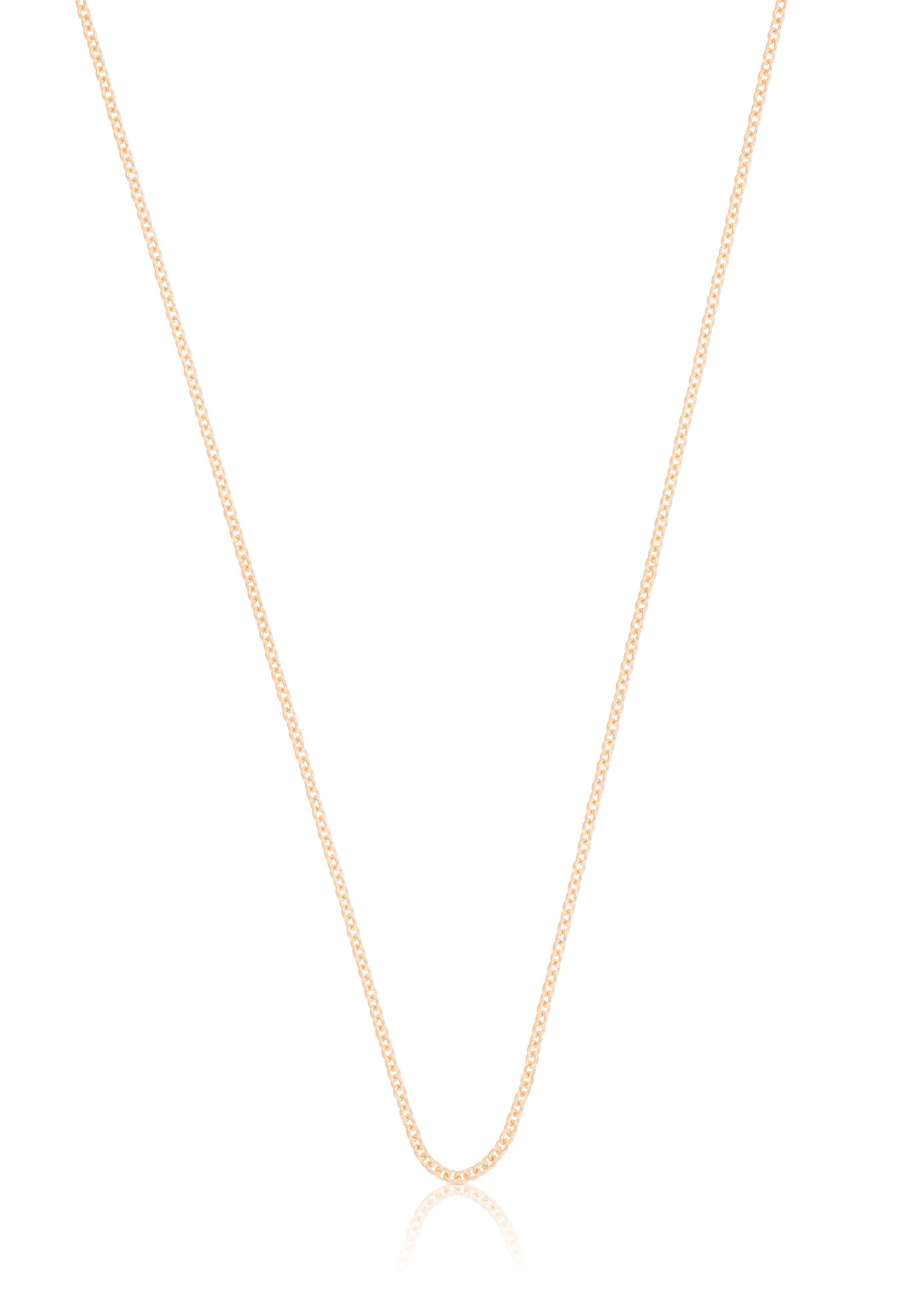 MUAU Schmuck Collier Rundanker Rotgold 750, 1.3mm, 50cm
