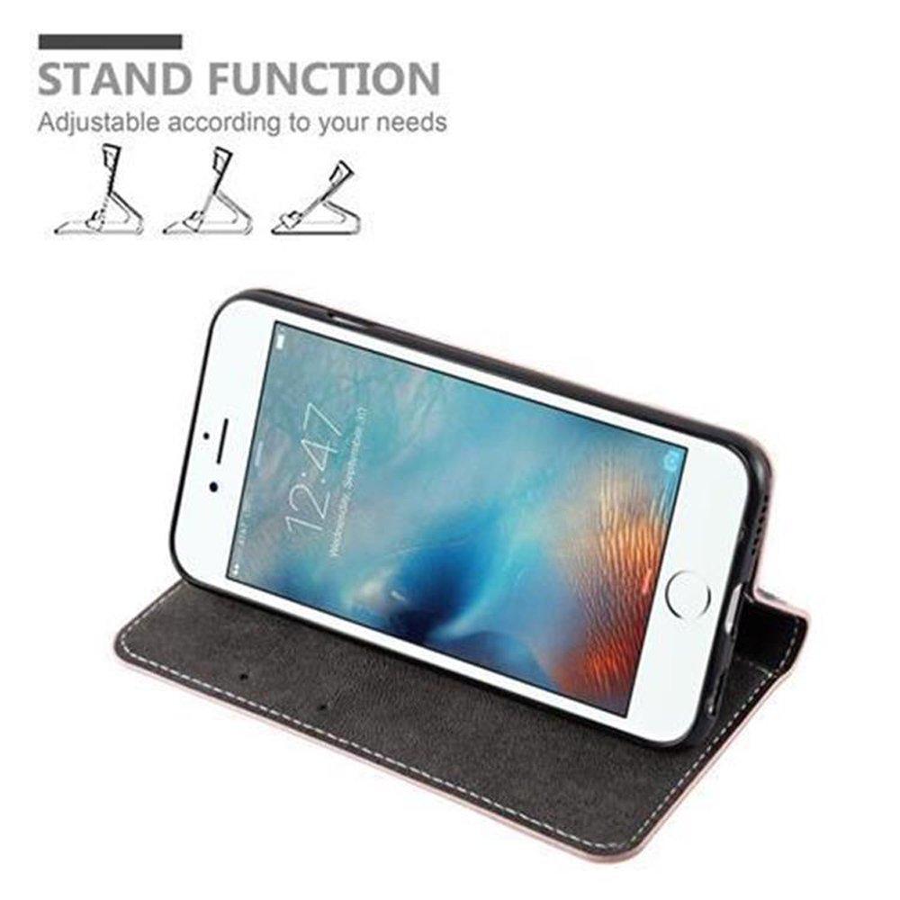 Cadorabo Hülle für Apple iPhone 6 / 6S Magnetverschluss, Standfunktion