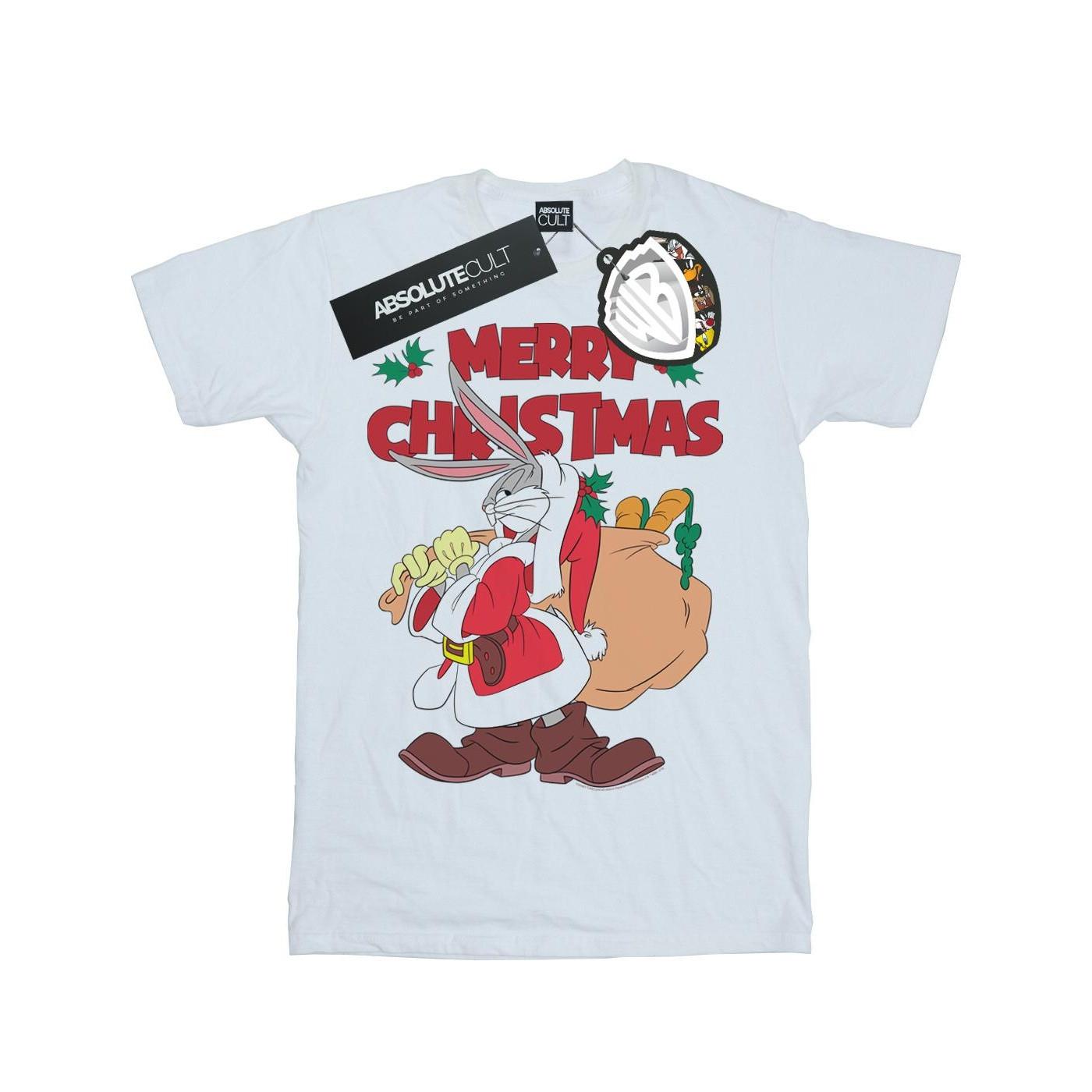 LOONEY TUNES Bugs Bunny Merry Christmas Regular Fit T-Shirt