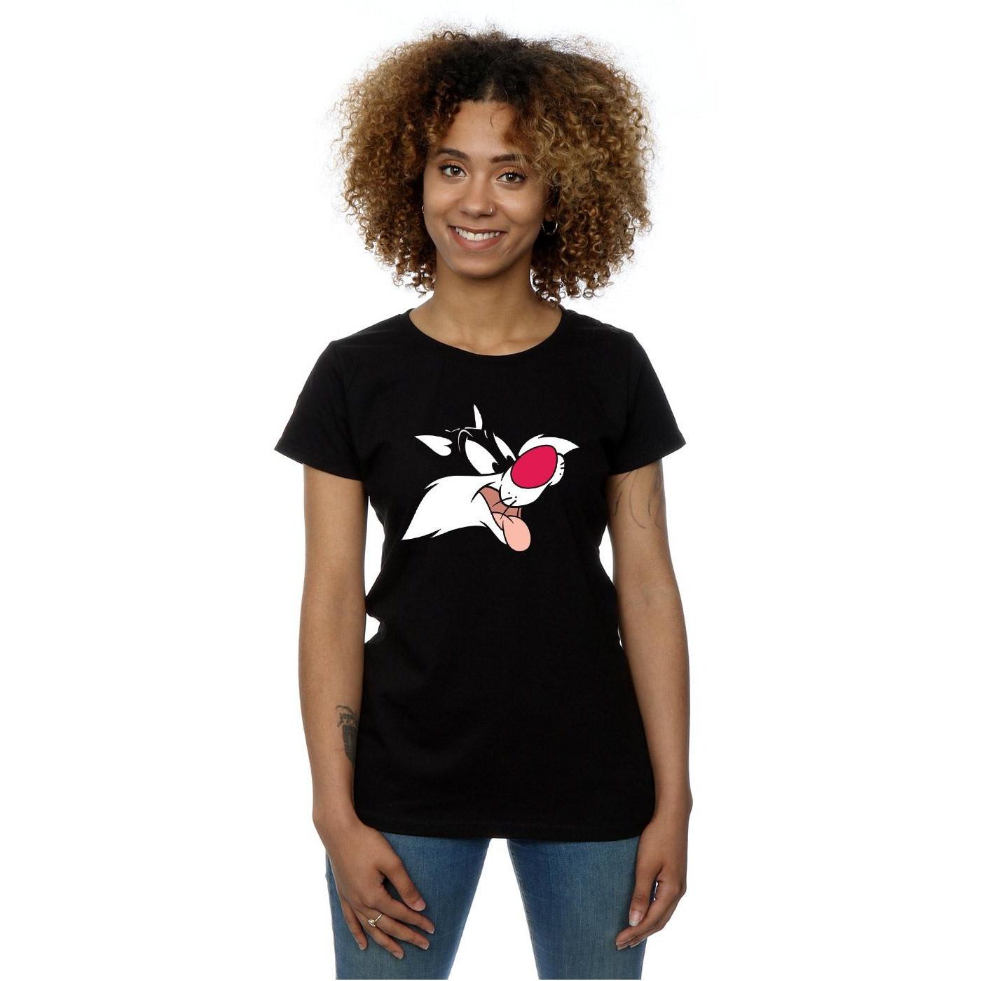 LOONEY TUNES Sylvester the Cat bedrucktes Kurzarm T-Shirt