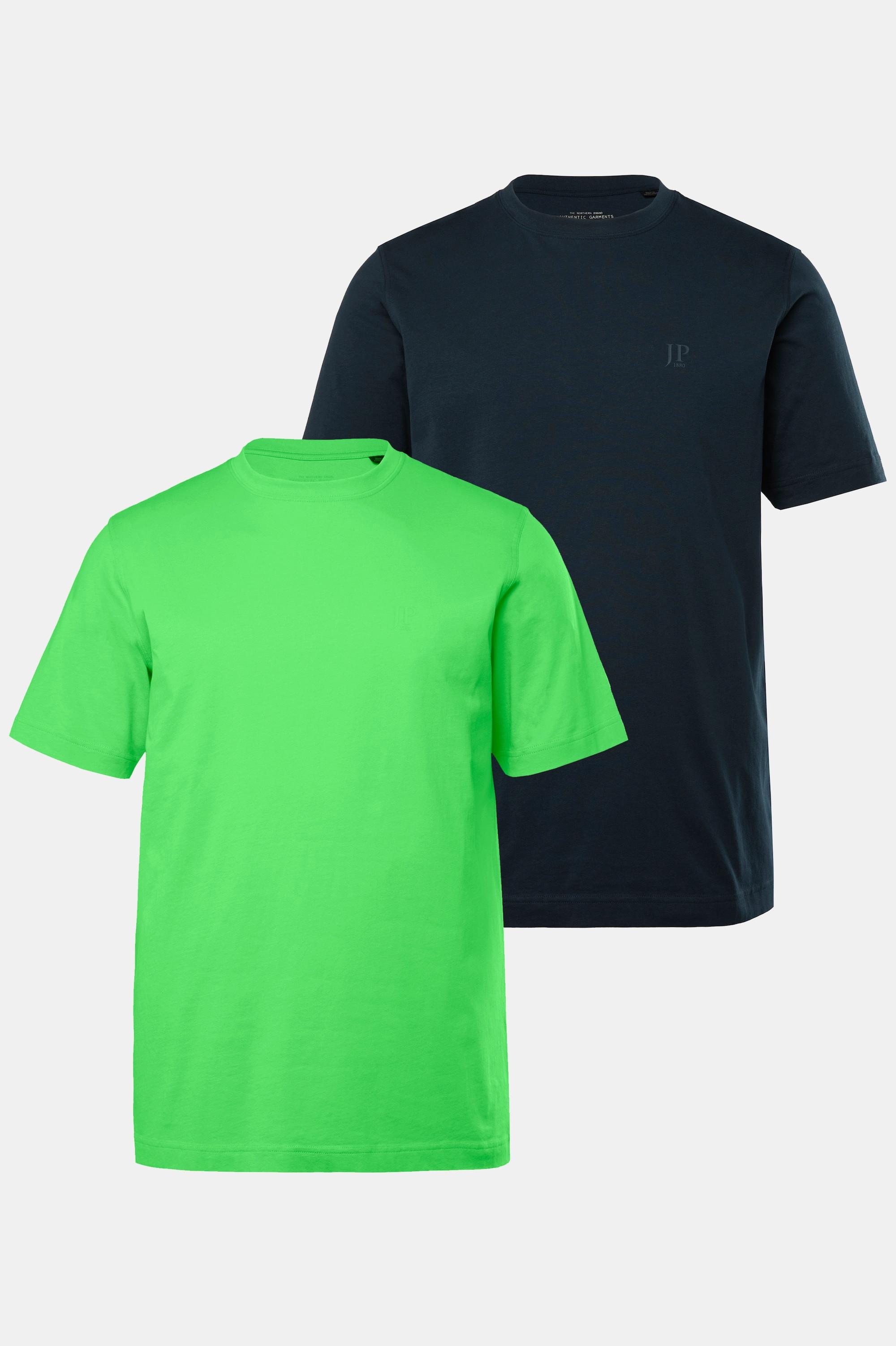 JP1880 Basic Rundhals T-Shirts 2er-Pack T-Shirts, Basic, 2er-Pack, Rundhals, bis 8XL